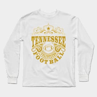 Vintage Retro Tennessee Volunteers Football Long Sleeve T-Shirt